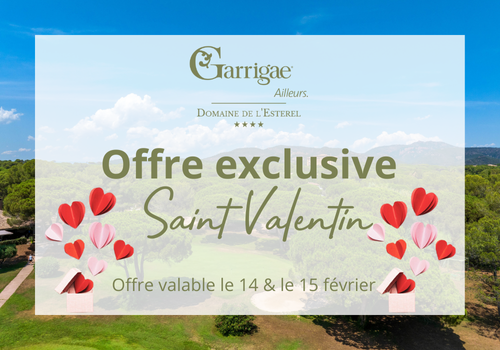 Offre Saint Valentin Domaine de l'Estérel