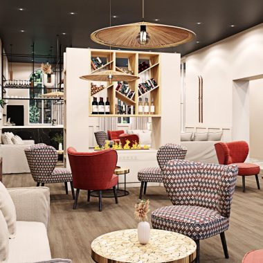 Espace détente - Caserne Briançon - Photo virtuelle