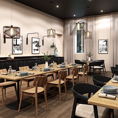 Restaurant - Caserne Briançon - Photo virtuelle